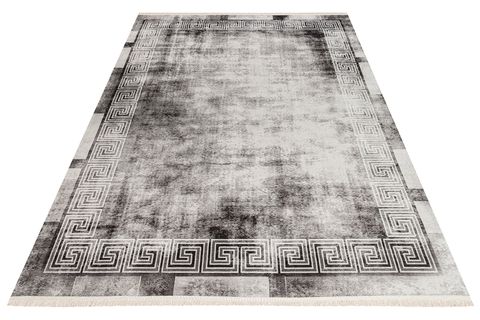 FESTİVAL HALI FESTİVAL MODERN YIKANABİLİR KAYMAZ SİYAH ODA HALISI 0204AA 160X230