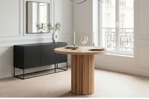 RAYMOND MUTFAK MASA TAKIMI, NATURAL AHŞAP, 2 SANDALYELİ