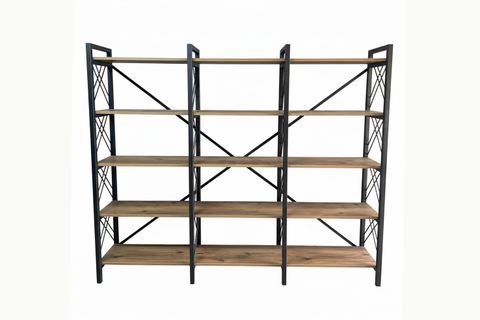 TAHTALİA METAL KİTAPLIK, 5 RAFLI