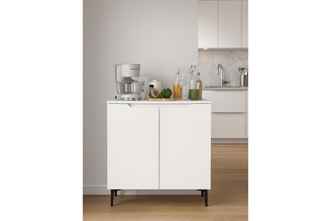 OLİE 2 KAPAKLI ERZAK KİLER DOLABI, BEYAZ, 90 CM