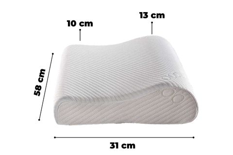 ORTOPEDİK MEDİKAL BOYUN DESTEKLİ KOKUSUZ YASTIK, BAMBU KILIFLI, VİSCO, 10-13 CM