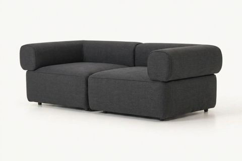 ALBA KETEN MODÜLER İKİLİ KOLTUK, ANTRASİT