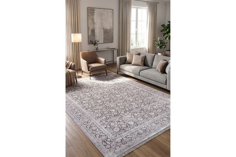 KOZA BERGAMA GRİ HALI A6103C, 100X200