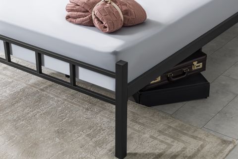 EVGER METAL KARYOLA, K90, SİYAH, 140X190