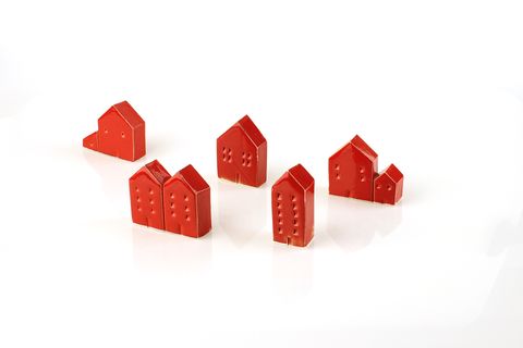 MİNİ EV, BEŞLİ, KIRMIZI