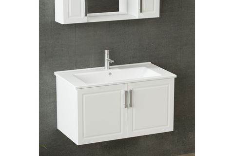 SANYA BANYO DOLABI 85CM AS2K 2K1A ETJ BEYAZ