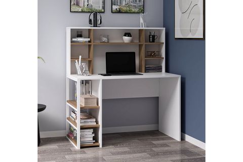 LİORA ÇALIŞMA MASASI, BEYAZ RAHLE