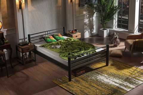 ASOS METAL KARYOLA, SİYAH, 120X200