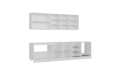 MİNAR BASİC 300 CM MUTFAK DOLABI BEYAZ 300-B7