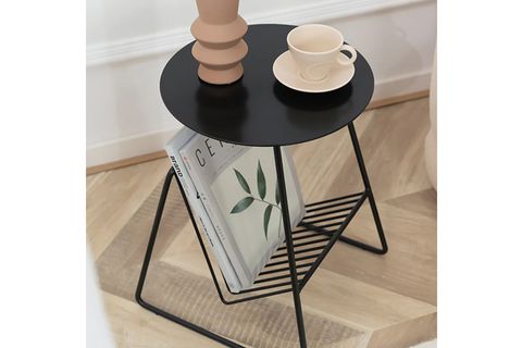 CREA YAN SEHPA, METAL, SİYAH