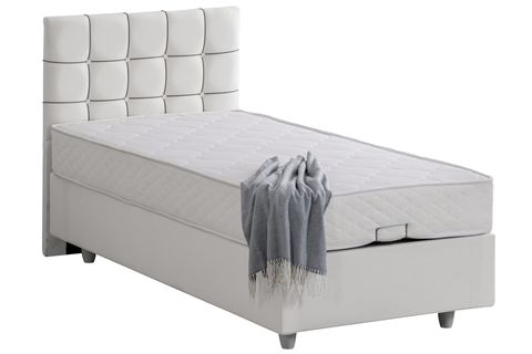 TAVİRA BAZA BAŞLIK VE YATAK SETİ, BEYAZ 140X190