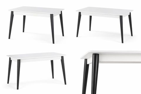 ARMONİA KARE MASA, BEYAZ ANTRASİT, 90X90