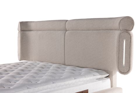 MELODİ KARYOLA BAŞLIK TRAVERS VE YATAK SETİ, KREM, 160X200