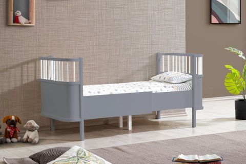 TREND BÜYÜYEBİLEN BEŞİK, GRİ, 90X130