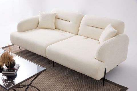 ELLAS ÜÇLÜ KANEPE, KREM