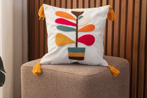 FLORAL İKİLİ PUNCH İŞLEMELİ KIRLENT, 004