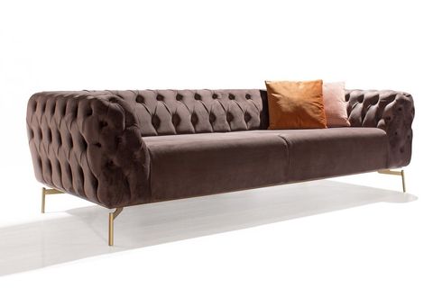 MİNDA KOLTUK TAKIMI, KAHVE, METAL AYAK