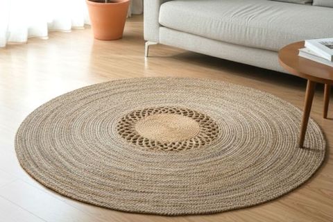 MAREA YUVARLAK MODEL HALI, NATURAL, 150 CM