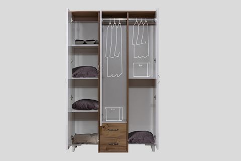 GARDIROP LUXE 3 KAPILI DOLAP
