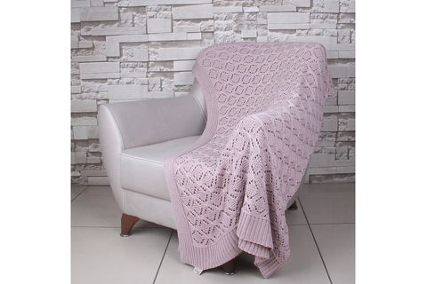 BETİRES HOME ÖRGÜ KOLTUK ŞALI PUDRA