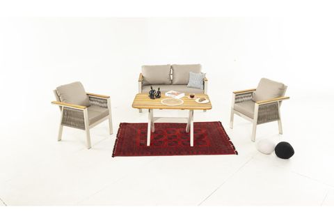 CAPELLA İKİLİ BAHÇE OTURMA GRUBU, KREM