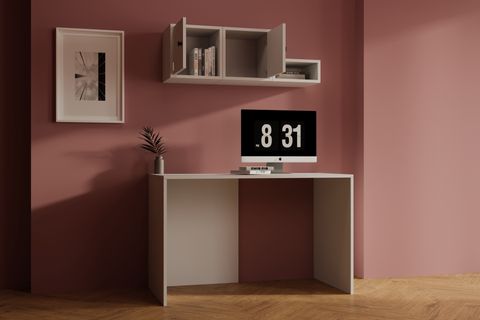 LUMA MODÜL DUVARA MONTE ÇALIŞMA MASASI, 2 KAPAKLI