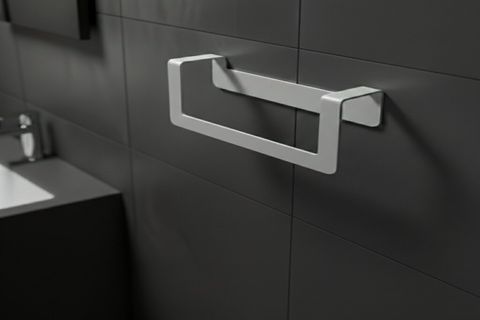 PREMİUM METAL BANYO HAVLULUĞU, AÇIK GRİ, 2046 CM