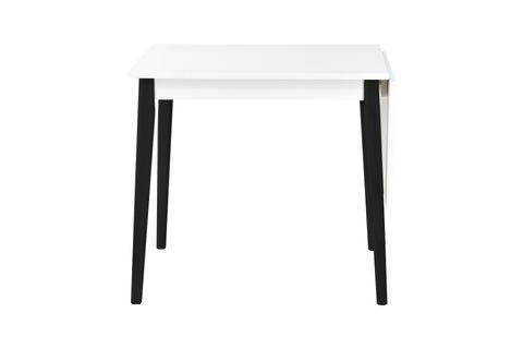 AVANOS MDF KATLANIR AHŞAP MUTFAK MASASI, 70X80 CM, BEYAZ SİYAH