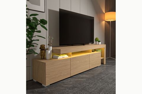 LUMA LED IŞIKLI TV ÜNİTESİ KONSOL, 192 CM