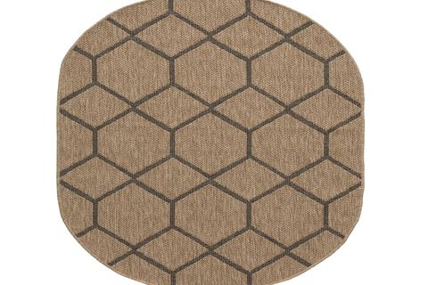 DİA ANTİBAKTERİYEL OVAL JÜT HALI, SİYAH 669 160X230 CM