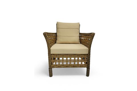 PAVİA RATTAN ÜÇLÜ BAHÇE MOBİLYASI, KAHVERENGİ