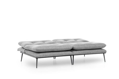 FUTON MARTİN ÜÇLÜ KANEPE, GRİ