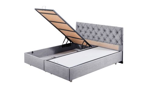 DOLCE BAZA VE BAŞLIK SETİ, AÇIK GRİ, 160X200