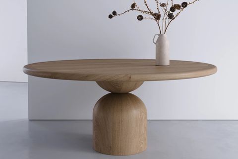 ODESA YUVARLAK KÜTÜK YEMEK MASASI, 100X100