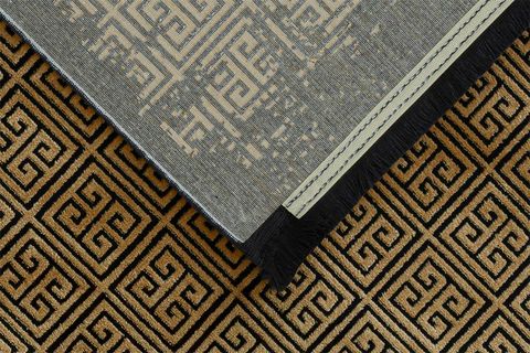 ÇİZGİ MAKİNE HALISI, SİYAH, 515, 120X180