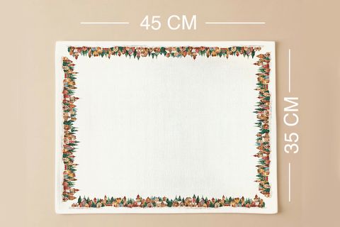 KARLI KÖY PAMUKLU DÖRT ADET AMERİKAN SERVİSİ