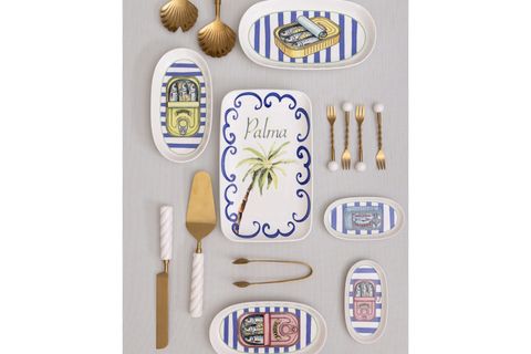 THE MİA PALMA DİKDÖRTGEN SERVİS TABAĞI 31X20 CM