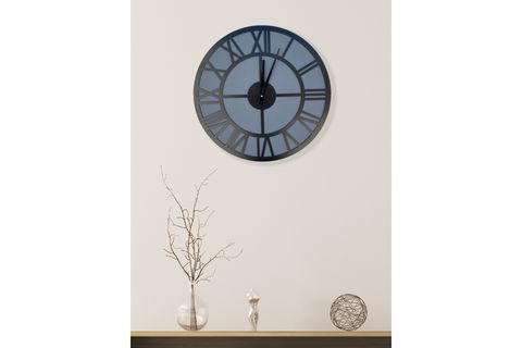 ROMA RAKAMLI DEKORATİF DUVAR SAATİ GRİ