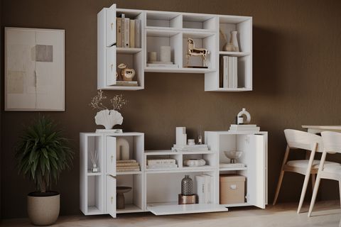 BK ÇOK AMAÇLI DOLAP, DUVARA MONTE ÜST MODÜL, KBR