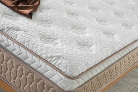 ULTRA ORTOPEDİK AQUA PEDLİ PAKET YAYLI PELUŞ TAVŞAN TÜYÜ KUMAŞ YATAK, 90X190