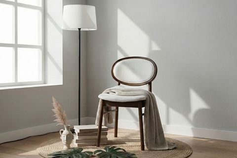 MEDİN LAKE DÖŞEMELİ KAYIN AĞACI SANDALYE, CEVİZ