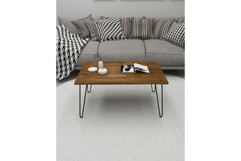 WOODFACE LİNDA ORTA SEHPA, MASİF, CEVİZ