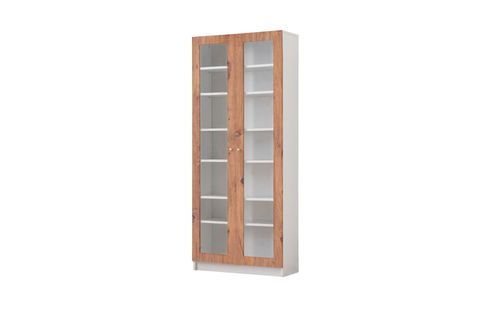 LOTUS KİTAPLIK, CEVİZ, 2 KAPAKLI