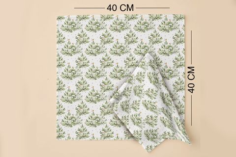 ZARİF ÇAM PAMUKLU DÖRT ADET PEÇETE