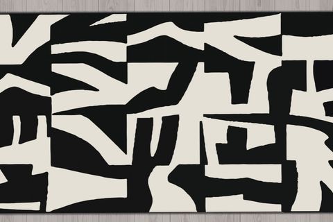 GALO SİYAH BEYAZ KARMA DESEN  HALI, 150X200