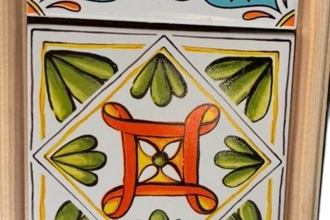 PERLA EL YAPIMI MASİF AHŞAP AYNA