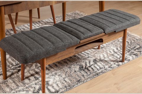 SEMBOL AÇILIR BENCH, CEVİZ ANTRASİT