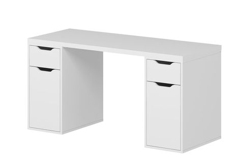 ALEN ÇALIŞMA MASASI, BEYAZ, 2 ÇEKMECELİ, 150 CM
