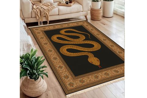 SERPENTİUM BASKILI DOKUMA TABAN HALI, 297 YNG, 80X150  CM