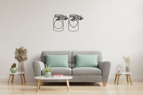 GÜL CAM ŞİŞELAZER KESİM TABLO,30X34